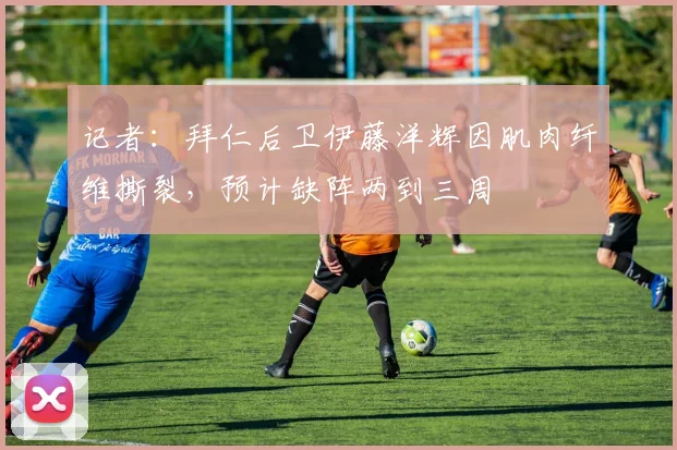 记者：拜仁后卫伊藤洋辉因肌肉纤维撕裂，预计缺阵两到三周